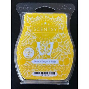 NEW Lemon Sugar & Sage Scentsy Wax Bar 3.2 oz RETIRED